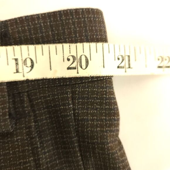 Ralph Lauren Mens 40x29 Grayish Brown Polyester Viscose Pleated Dress Pants - Picture 4 of 6